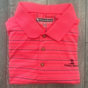 Pebble Beach Short Sleeve Dry-Luxe Performance Polo Golf Shirt Men’s Sz XXL